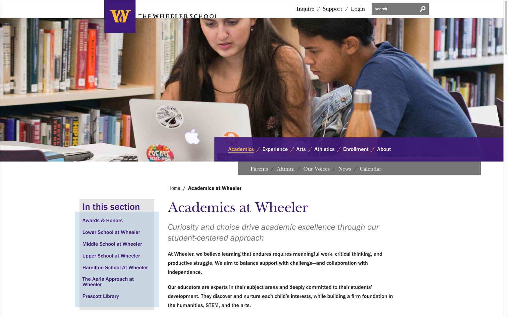 Wheeler_web_academics